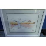 Framed and mounted John Lennon Limited Edition print titled Shijin (poet), part of Lennon's Japanese