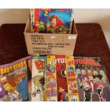 Collection of various comics and comic style magazines including Futurama etc