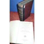 'The Steam Engine' by D. K. Clark in two half leather bound volumes, 1892