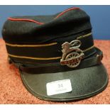 Railway peaked hat with Porters white metal and enamel cap badge