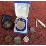 'The Tailwaggers Help My Pals' club token, various Victorian and later coinage, a Leeds United