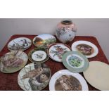 Selection of collectors plates including some 'The Forest Year' Porcelain Plate Collection, The