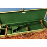 Canvas and leather trimmed Brady gun case to fit 28 inch barrels