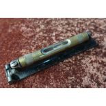 J Rabone & Sons of Birmingham England military issue spirit level marked with broad arrow mark