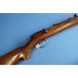 BSA Sportsman - no 5 bolt action rifle fitted with sound moderator (lacking magazine) serial no.