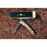 Boxed as new Buck USA single bladed pocket knife