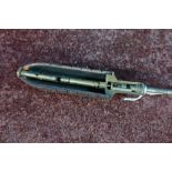 Rare example of a sectioned WWI German 1914 pattern rifle grenade and firing cartridge