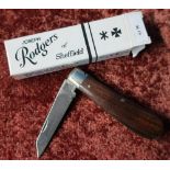 Boxed as new Joseph Rogers of Sheffield single bladed pocket knife