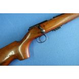BSA Supersport-5 .22 bolt action rifle with magazine and screw cut barrel for sound moderator,