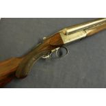 James Patstone & Son 12 bore side by side ejector shotgun with 28 inch barrels, choke CYC & 1/4