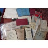 Selection of various military ephemera, booklets, pamphlets etc including message writing and RT