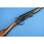 French single barrelled side lever opening .410 shotgun with 26 inch barrel, serial no. None (