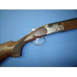 Cased as new Beretta 20 bore over and under ejector Silver Pigeon shotgun, with 28 inch multi