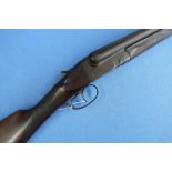 BSA 12 bore side by side shotgun with 30 inch barrels, serial no. 14129 (shotgun certificate