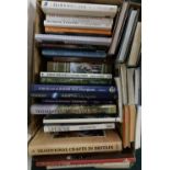 A box containing a large quantity of mostly hardback sporting and country related books including