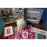 Selection of Middlesbrough related football club sporting memorabilia including Jack Hatfield