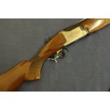 12 bore 10 3/4 inch chambered Miroku over and under ejector shotgun with 28 inch barrels, choke 3/
