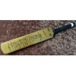 Pre-autographed Australia 1948 signature cricket bat