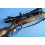 Steyr-Mannlicher-M .270 bolt action rifle with detachable magazine, double trigger action, fitted