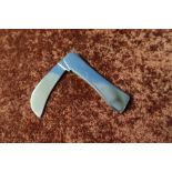 William Mills of Sheffield stainless steel pruning type knife