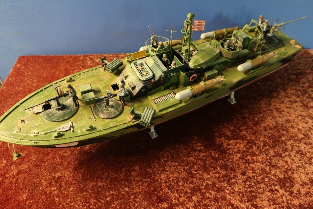 Italeri 1.35 scale model of a Elco 80PT-596 Torpedo boat