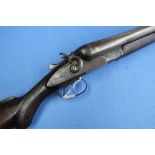 Thomas Bland and Son 12 bore pigeon gun with 30 inch heavy gauge barrels, choke 3/4 3/4 with