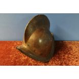 18th/19th C Morion type helmet with high crest