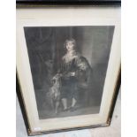 Early 18th C black and white engraving 'James Stuart Duke of Richmond' published September 1st