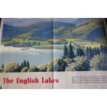 Collection of three large unframed British Railway advertising posters including The English