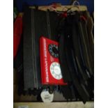 Quantity of Scalextric track and accessories (1 box)
