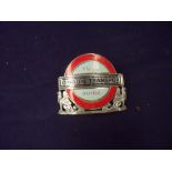 London Transport enamel "Tour Guide" cap badge by J. R Gaunt
