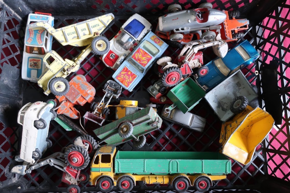 Quantity of various diecast vehicles including Dinky Supertoys, Corgi etc