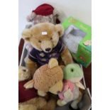Boxed Harrods Nibbling Hopping Warren Rabbit, Hamleys teddy bears, Harrods teddy bears etc