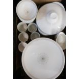 Comprehensive Royal Doulton 'Morning Star' No. TC1026 dinner and coffee service (2 boxes)