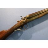 T.Wild 12 bore hammer gun with 30 inch barrels and 14 1/4 inch straight through stock, serial no.