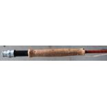 Hardys split cane two piece fly rod