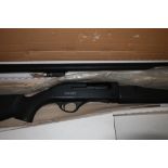 Boxed as new Hatson Escort Magnum semi auto 12 bore shotgun with 28 inch barrel, serial no.