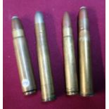 Two Kynock .500-465 rifle rounds, 1 x .55 Jefferies, 1 x .416 Mag rifle rounds (section 1 certificat