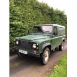 Long wheel base 1 10 Landrover Defender hard top, reg D736 UTO, registered 1986, mileage 127870,