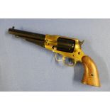 Boxed new Pietta 1858 Remington .36 army revolver Texas Model with 6 1/2 inch barrel serial no.