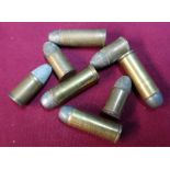 3 .45 Colt rounds, a Imperial 44/40 round and 4 Eley .450 short and .450 flanged (8) (section 1 ce