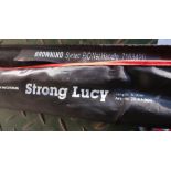 Cormoran Strong Lucy pole rod and a Browning pole rod