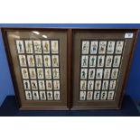 Two framed Players Cigarettes, Volunteer Force and Regimental Cigarette Cards