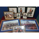 Selection of various assorted military pictures, prints etc