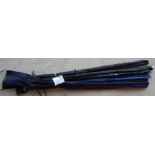 Four float rods including FX Black Match 390 13ft medium rod