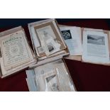 Selection of various assorted ephemera and research material, cuttings, regimental journals etc