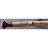 Three piece cane salmon rod by Hardys of Alnwick (MOB)