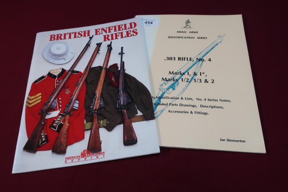 British Enfield rifles publication and a small arms identification series .303 rifle no.4 (2)