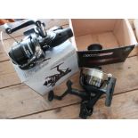 Speed Runner 5000 fishing reel and a Grandeslam Power Runner 50 fishing reel