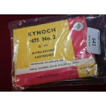 Box of five Kynoch .475 No. 2 rifle rounds (section 1 certificate required)